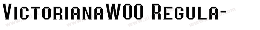 VictorianaW00 Regula字体转换